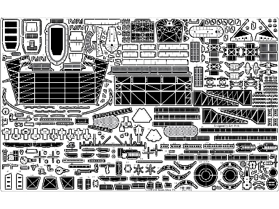 Uss Essex Cv-9 1944 Detail Up Set (For Trumpeter) - image 3