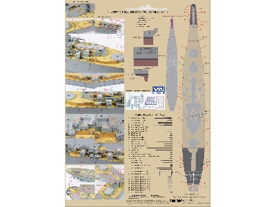 Uss Iowa Bb-61 1984 Detail Up Set (For Tamiya) - image 10