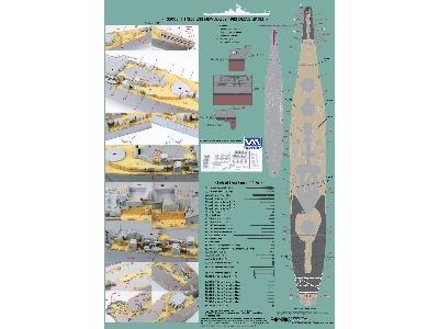 Uss New Jersey Bb-62 1982 Detail Up Set (For Tamiya) - image 11