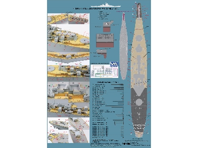 Uss Missouri Bb-63 1991 Detail Up Set (For Tamiya) - image 11