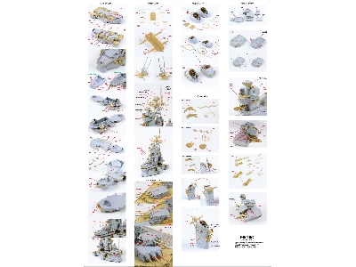 Uss Missouri Bb-63 1991 Detail Up Set (For Tamiya) - image 12