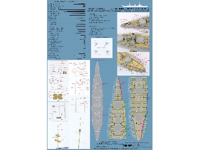 Russian Imperial Navy Battleship Sevastopol Detail Up Set (For Zvezda) - image 5