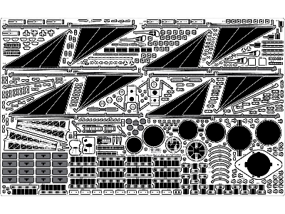 Russian Imperial Navy Battleship Sevastopol Detail Up Set (For Zvezda) - image 10