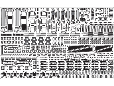 Hms King George V 1941 Detail Up Set (For Tamiya) - image 5