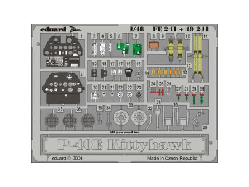 P-40E 1/48 - Amt/Ertl - image 1