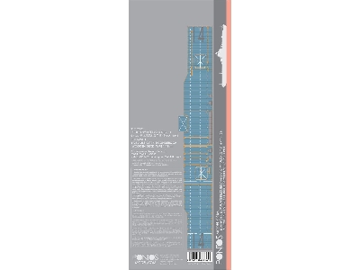 Uss Ticonderoga Cv-14 / Uss Hancock Cv-19 Wooden Deck Set Type 1 (For Trumpeter) - image 1