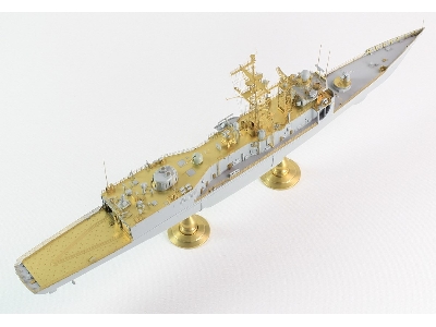 Us Navy Ffg Oliver Hazard Perry Class Long Hull Detail Up Set (For Academy Uss Oliver Hazard Perry Ffg-7/ Uss Reuben James Ffg-5