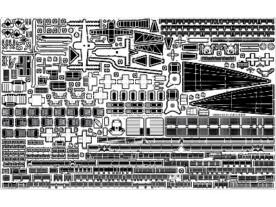 Us Navy Ffg Oliver Hazard Perry Class Long Hull Detail Up Set (For Academy Uss Oliver Hazard Perry Ffg-7/ Uss Reuben James Ffg-5