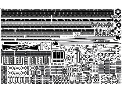 Ijn Battleship Kongo 1944 Detail Up Set (For Fujimi) - image 23