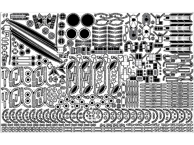 Ijn Battleship Mikasa 1905 Detail Up Set (For Hasegawa Z21) - image 13