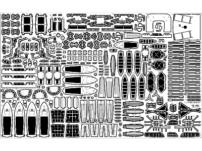 German Battleship Bismarck 1941 Detail Up Set (For Revell 05040) - image 3