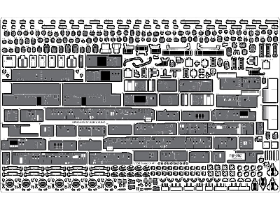 German Battleship Bismarck 1941 Detail Up Set (For Revell 05040) - image 23