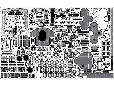 German Battleship Bismarck 1941 Detail Up Set (For Revell 05040) - image 24