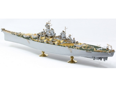 Uss Missouri Bb-63 1945 Detail Up Set (20b Stained Wooden Deck) (For Tamiya 78008 Or 78018) - image 12