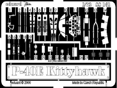 P-40E 1/72 - Academy Minicraft - image 1