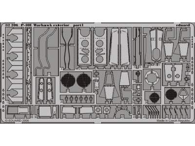 P-40E exterior 1/32 - Hasegawa - image 1