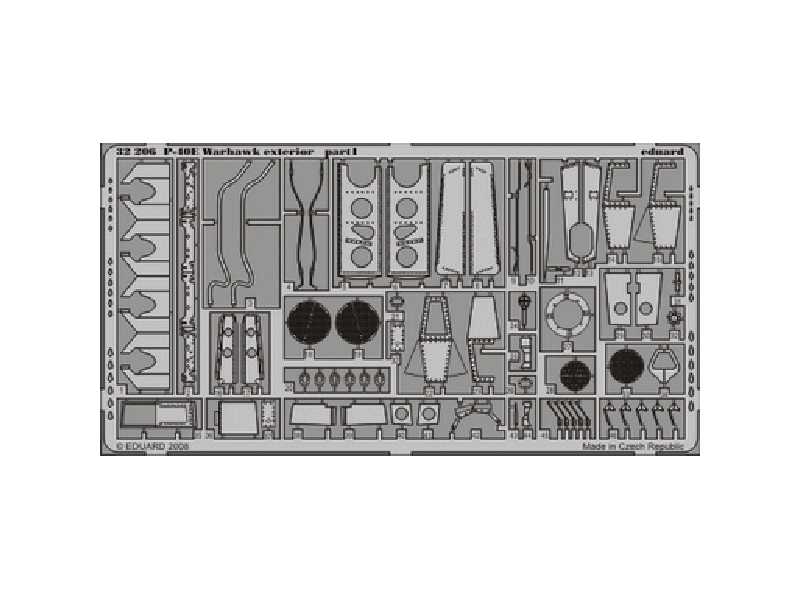 P-40E exterior 1/32 - Hasegawa - image 1