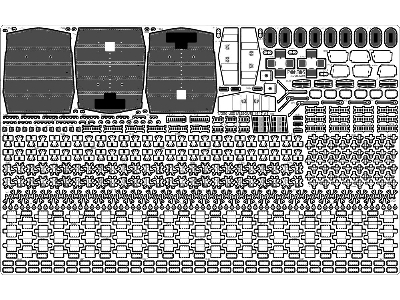 Uss Missouri Bb-63 1945 Detail Up Set (Teak Tone Wooden Deck) (For Tamiya 78008 Or 78018) - image 20