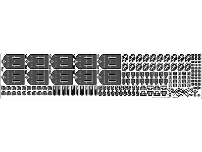 Uss Missouri Bb-63 1945 Detail Up Set (Teak Tone Wooden Deck) (For Tamiya 78008 Or 78018) - image 21