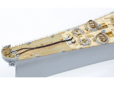 Uss Missouri Bb-63 1945 Detail Up Set (Teak Tone Wooden Deck) (For Tamiya 78008 Or 78018) - image 39