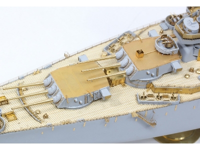 Uss Missouri Bb-63 1945 Detail Up Set (Teak Tone Wooden Deck) (For Tamiya 78008 Or 78018) - image 40