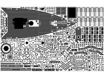 Uss Momsen Ddg-92 (Arleigh Burke Class Flight Iia) Detail Up Set (For Trumpeter 04527) - image 7