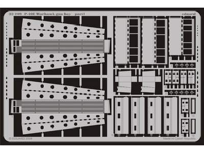 P-40E gun bay 1/32 - Hasegawa - image 1