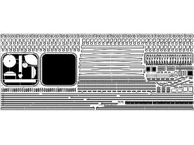 Uss Essex Cv-9 Wooden Deck Set Type 1 (For Trumpeter) - image 3