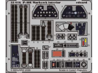 P-40E interior S. A. 1/32 - Hasegawa - image 1