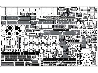 Uss Missouri Bb-63 Circa 1991 Detail Up Set (For Tamiya 78029) - image 15