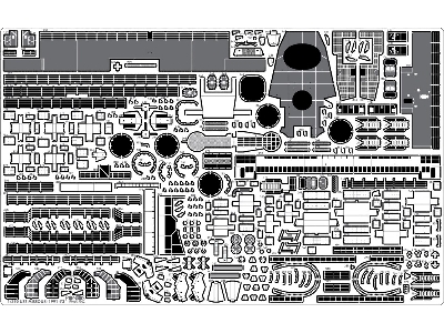 Uss Missouri Bb-63 Circa 1991 Detail Up Set (For Tamiya 78029) - image 16