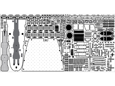 Uss Missouri Bb-63 Circa 1991 Detail Up Set (For Tamiya 78029) - image 19