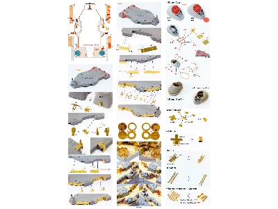 Uss Missouri Bb-63 Circa 1991 Detail Up Set (For Tamiya 78029) - image 29