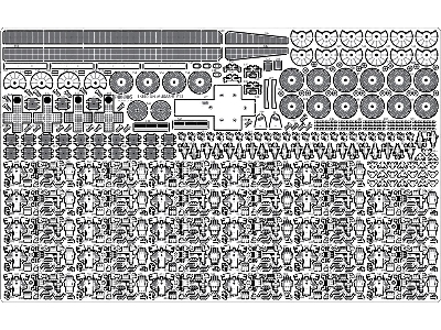 Ijn Musashi 1944 Advanced Detail Up Set (Coal Black Tone Stained Deck) (For Tamiya 78025) - image 9