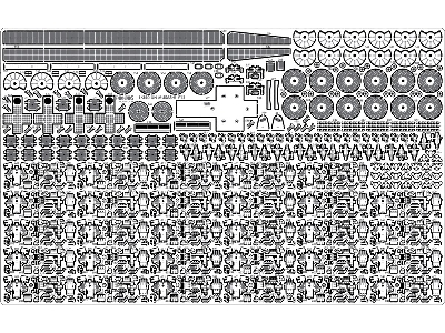 Ijn Musashi 1944 Advanced Detail Up Set (Hinoki Tone Stained Deck) (For Tamiya 78025) - image 10