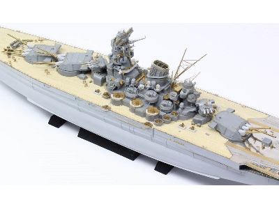 Ijn Musashi 1944 Advanced Detail Up Set (Hinoki Tone Stained Deck) (For Tamiya 78025) - image 22