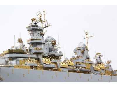 Uss Missouri Bb-63 1945 Advanced Detail Up Set (20b Deck Blue Stained Wooden Deck) (For Tamiya 78008 Or 78018) - image 39