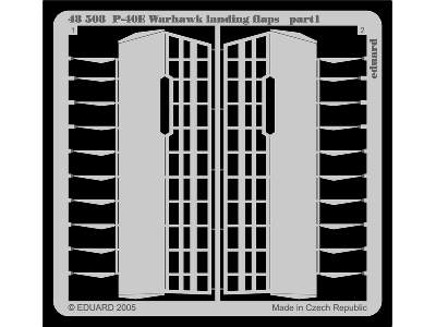 P-40E landing flaps 1/48 - Hasegawa - image 2