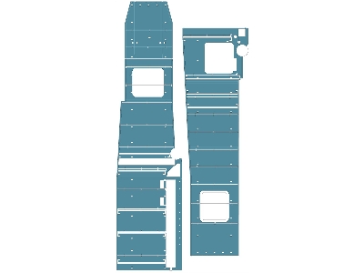 Uss Enterprise Cv-6 1942 Advanced Detail Up Set (20b Deck Blue Stained Wooden Deck) (For Trumpeter 65302) - image 8