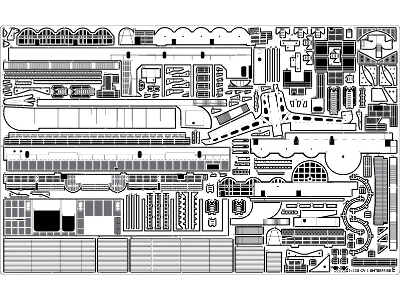 Uss Enterprise Cv-6 1942 Advanced Detail Up Set (20b Deck Blue Stained Wooden Deck) (For Trumpeter 65302) - image 17