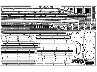 Uss Enterprise Cv-6 1942 Advanced Detail Up Set (20b Deck Blue Stained Wooden Deck) (For Trumpeter 65302) - image 25