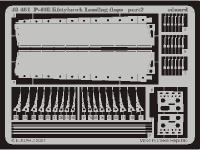 P-40E landing flaps 1/48 - Amt/Ertl - image 3