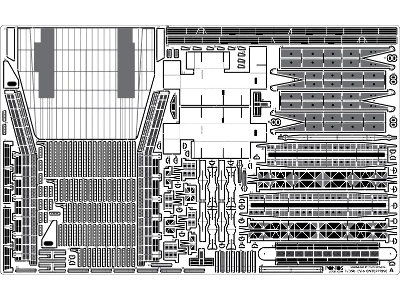 Uss Enterprise Cv-6 1942 Advanced Detail Up Set (Teak Tone Stained Wooden Deck) (For Trumpeter 65302) - image 8