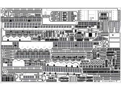 Uss Enterprise Cv-6 1942 Advanced Detail Up Set (Teak Tone Stained Wooden Deck) (For Trumpeter 65302) - image 10