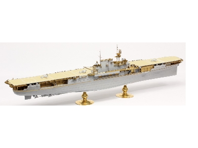 Uss Enterprise Cv-6 1942 Advanced Detail Up Set (Teak Tone Stained Wooden Deck) (For Trumpeter 65302) - image 12