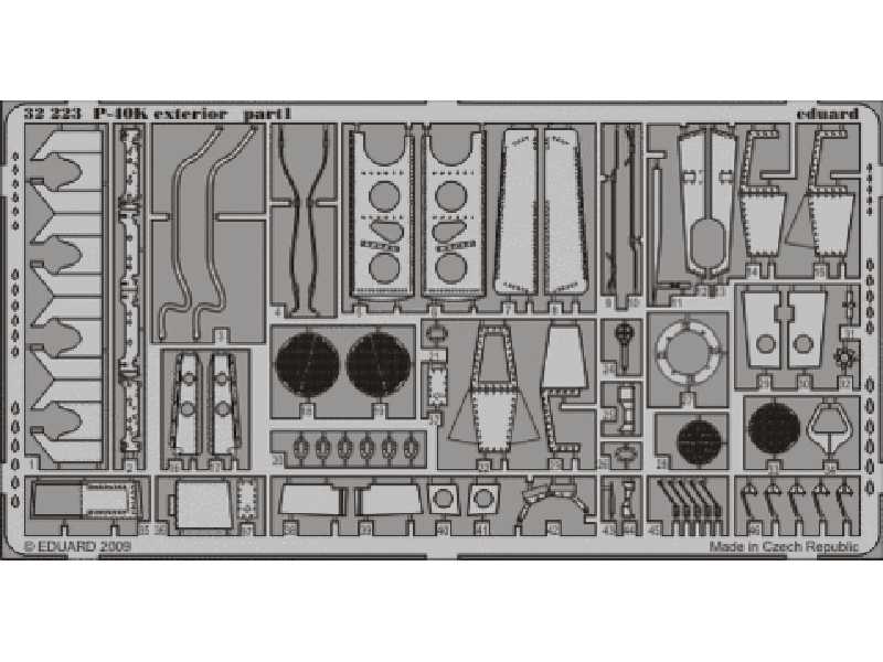 P-40K exterior 1/32 - Hasegawa - image 1