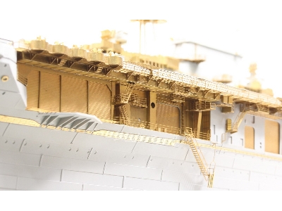 Uss Enterprise Cv-6 1942 Advanced Detail Up Set (Teak Tone Stained Wooden Deck) (For Trumpeter 65302) - image 35