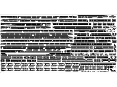 Uss Missouri Bb-63 1945 Advanced Detail Up Set (Teak Tone Wooden Deck) (For Hobby Boss 86516) - image 4