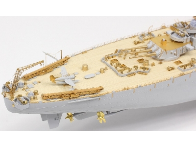 Uss Missouri Bb-63 1945 Advanced Detail Up Set (Teak Tone Wooden Deck) (For Hobby Boss 86516) - image 33