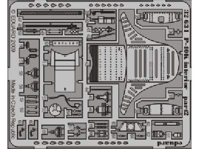 P-40K interior S. A. 1/32 - Hasegawa - image 3